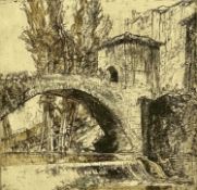 ‡ FRANK BRANGWYN RA RWS RBA copper plate etching - 
