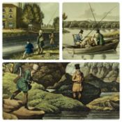 JAMES POLLARD & HENRY ALKEN three fishing related etchings - 