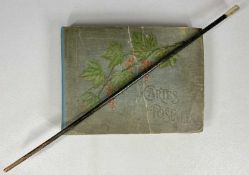 ALBUM OF OVER 240 ANTIQUE & VINTAGE POSTCARDS, various subjects, WWI, including silks, French