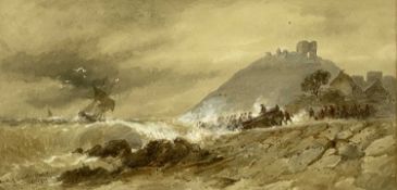 ‡ THOMAS BUSH HARDY (1842 - 1897) watercolour - entitled verso 