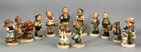 GOEBEL COLLECTION, 12 traditional figures Provenance: deceased estate Trelawnyd