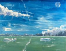 ‡ P. HOWARD (British 20th century) oil on board - entitled verso 