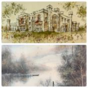 LISA HALL watercolour - entitled 