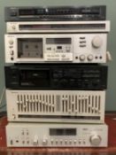 HI-FI SEPARATES, Denon Technics, Sony, Arai and Yamaha Provenance: private collection Conwy