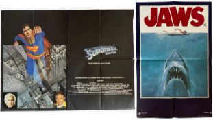 SUPERMAN UK CINEMA POSTER (1978) London Underground version, printed by Lonsdale & Bartholomew, 29.5