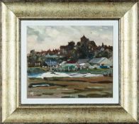 ‡ MICHAEL RICHARDSON (British b.1943) oil on board - 'Rye', signed with initials, titled verso and