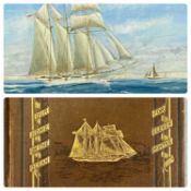 RELATING TO THE VOYAGE OF THE STEAM YACHT SUNBEAM - JANE MICKLEWRIGHT 1985 watercolour - '