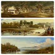‡ JOSEPH JOSIAH DODD OF BANGOR (British 19th century) three watercolours - 