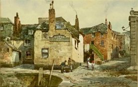 ‡ WALTER HENRY SWEET (British 1889 - 1943) watercolour - The Sloop Inn, St Ives, signed lower right,