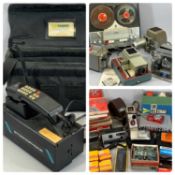 GROUP OF RETRO ELECTRICAL ITEMS including a Motorola Stornophone mobile phone, serial no. 662QME2258