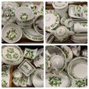 LARGE SUITE OF PORTMEIRION 'SUMMER STRAWBERRIES' including table and kitchenware, estimated over 100
