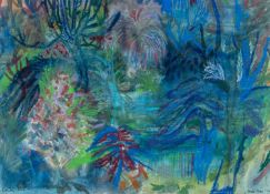 ‡ LESLIE MOORE (Welsh 1913-1976) mixed media - entitled verso, 'Romilly Park' on Martin Tinney