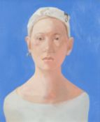 ‡ MARY GRIFFITHS (Welsh b.1956) oil on panel - entitled verso, 'La Petite Danseuse' on Martin Tinney