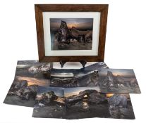 ‡ JANE EVE DIXON colour photograph and accompanying giclee portfolio - 'Spirit of Ynyslas IV, Lost