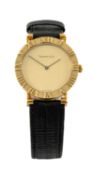 18K GOLD TIFFANY & CO. LADIES' 'ATLAS' WRISTWATCH, Roman numeral bezel, case back signed, US