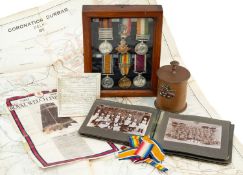 ROYAL WELCH FUSILIERS EPHEMERA & BOER WAR GROUP OF SIX, to Pte. Robert Langford Williams (Royal