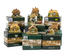 COLLECTION OF LILLIPUT LANE MODELS including, The Drayman, Fresh Today, Penny's Post, Gold Top,