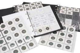 THREE COIN ALBUMS CONTAINING VARIOUS CHINESE COINS including Northern and Southern dynasty, Three