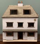 VINTAGE DOLL'S HOUSE with comprehensive contents, 71 (h) x 67 (w) x 69cms (d) Provenance: deceased