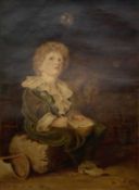 ‡ E A WEBSTER oil on canvas - after Sir John Everett Millais' 'Bubbles', signed and dated 1888