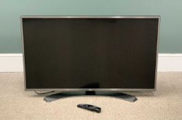 LG FLATSCREEN 43ins TV E/T Provenance: deceased Estate Anglesey