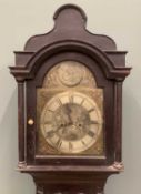 MIDLANDS LONGCASE CLOCK, circa 1900, maker Joseph Vale, Walsall, brass face, eight day movement in