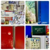 LARGE COLLECTION OF STAMPS, some in albums and some loose, GB and world with an album Historic