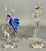 TWO SWAROVSKI MAGIC OF DANCE FIGURES, Isadora 2002 and Antonio 2003, boxed with outer sleeves and