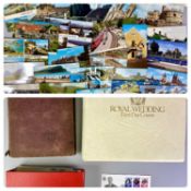 COLLECTION OF ANTIQUE & VINTAGE POSTCARDS contained in an album and loose with a quantity of Royal