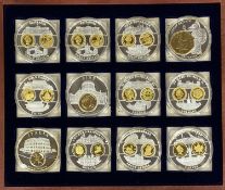 CASED SET OF PROOF COINS, The Most Popular Bullion Coins in the World Provenance: private collection