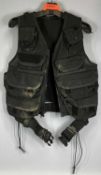 STARGATE SG1 (MGM TELEVISION 1997-2007) Landry's tactical vest with belt, lace up sides and