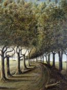 ‡ IDRIS PHYLIP JONES oil on board - entitled verso on The Arts Council Great Britain Welsh Committee