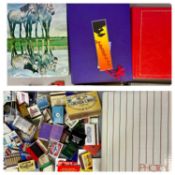 LARGE COLLECTION OF MATCHBOX COVERS & BOOKMARKS, mostly contained in albums Provenance: private