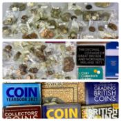 LARGE COLLECTION OF MAINLY BRITISH PRE-DECIMAL COINS including sixpences contained in a Dimple