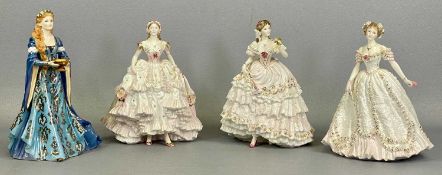 COALPORT LMITED EDITION FIGURINES (4) - 4584/7500 
