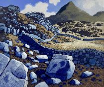 CHRIS NEALE (Contemporary) oil on board - entitled verso 'Cnicht', signed lower right, 44.5 x