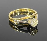 18CT GOLD DIAMOND SOLITAIRE RING, approx. 0.40ct, size K, 3.2gms Provenance: private collection Isle