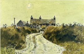 ‡ SIR KYFFIN WILLIAMS RA limited edition (134/150) print - 'Penrhyn Du, Aberffraw', fully signed and