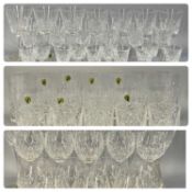 WATERFORD CRYSTAL COLLECTION OF DRINKING GLASSES, including brandy balloons, wine, tumblers, hock