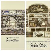 GRAHAM CLARKE (British b. 1941) two framed and glazed colour posters reproduced from original