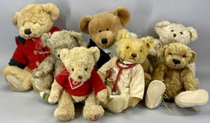 COLLECTABLE TEDDY BEARS (7), including Steiff Doctor, four Harrods and one Russ Provenance: