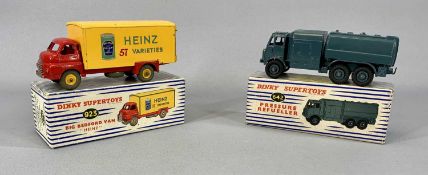 DINKY SUPER TOYS no. 923 BIG BEDFORD VAN 'HEINZ' and no. 642 Pressure Refueller, both with