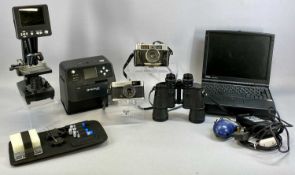 SCIENTIFIC & OTHER INSTRUMENTS including a Bresser electromicroscope with case and accessories, a