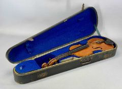 GERMAN VIOLIN, circa 1900, 37cm two-piece back, in wooden case Provenance: private collection Powys