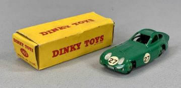 DINKY TOYS no. 163 BRISTOL 450 SPORTS COUPE, green body, racing number 27 on front and sides, silver