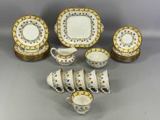 AYNSLEY 'TULIP' PATTERN TEAWARE, approx. 21 pieces Provenance: deceased estate Denbighshire