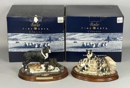 TWO BORDER FINE ARTS MODELS entitled Auld Hemp No.B0360 and Spilt Milk No.JH99, both boxed