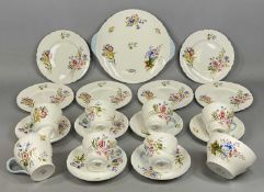 SHELLEY TEAWARE, 'Wildflowers' 13668 (21 pieces) Provenance: deceased estate Conwy