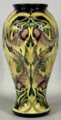 MOORCROFT 'FISHY McGINTY' BALUSTER VASE, signed Vicky Lovatt 2013, 9/40, impressed marks, 31.5cms (