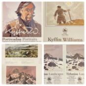 SIR KYFFIN WILLIAMS RA six colour exhibition posters - Oriel Ynys Mon and The Royal Cambrian